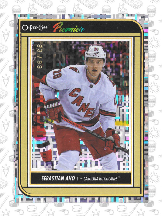 SEBASTIAN AHO, Rainbow #93/99 OPC Premier 2022-23 P9